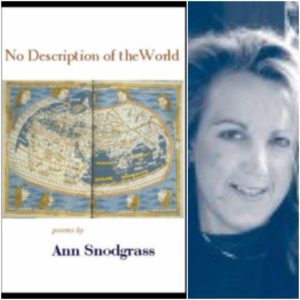 No Discription of the World by Ann Snodgrass