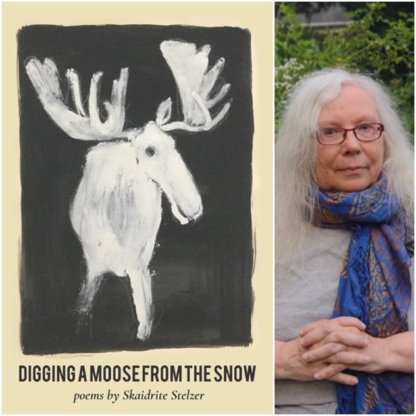 Digging A Moose from the Snow by Skaidrite Stelzer